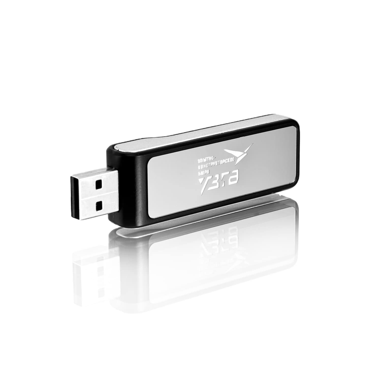 Флешка Luminare F21 пластик, цвет серебро