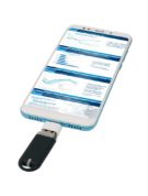 Флешка memo soft touch F34 цвет черный Флеш Империя Флешки оптом купить логотип под заказ