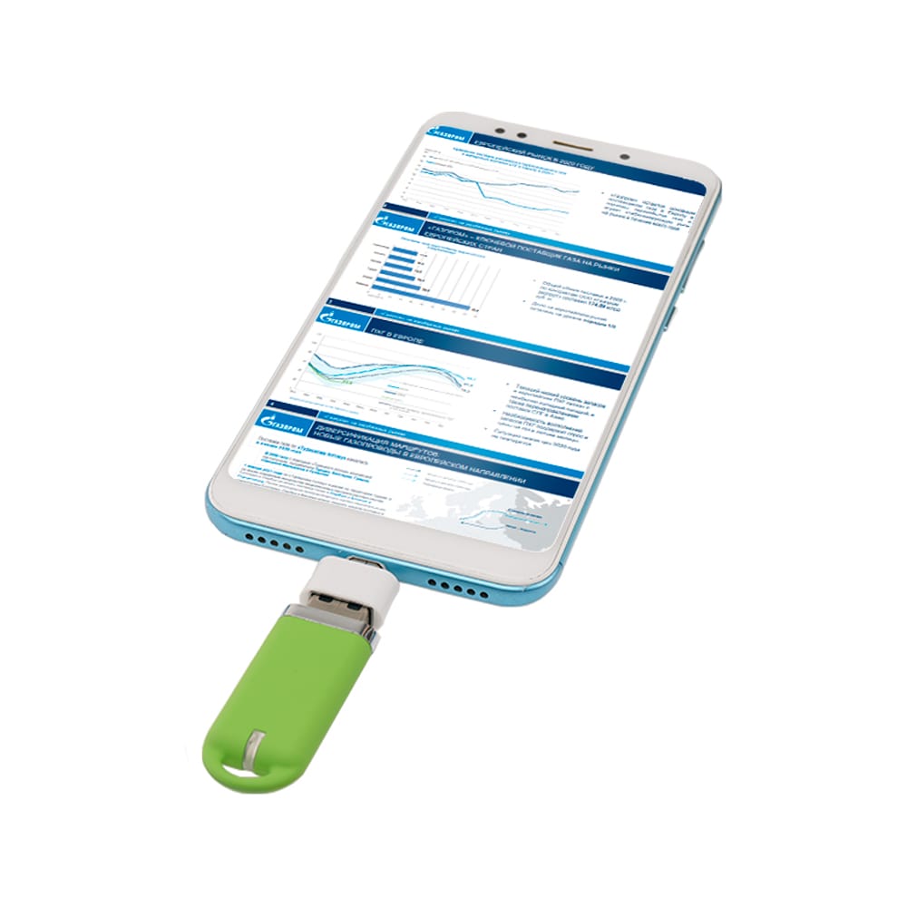 Флешка memo soft touch F34 цвет зеленый Флеш Империя Флешки оптом купить логотип под заказ