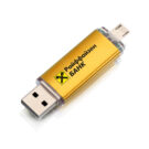 OTG-Флешка-Simple-F05-желтый-уф