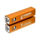 PB01 Внешний аккумулятор оранжевый металл гравировка ТЕХНЕКС