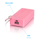 Пластиковый повер банк внешний аккумулятор power bank с логотипом купить оптом PB06