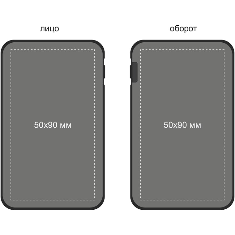 нанесение изображения логотипа повер банк внешний аккумулятор power bank