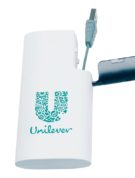 Внешний аккумулятор логотипом для компании Unilever
