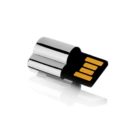 Флешка Ручка Usbfeather F40 синий цвет, металл