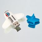 флешка PVC, в виде самолёта