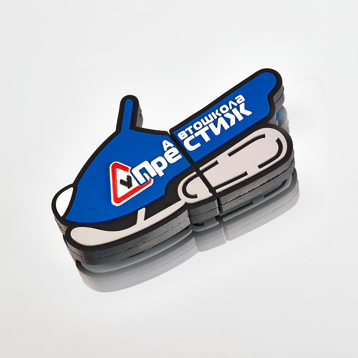 флешка ПВХ, логотип автошколы
